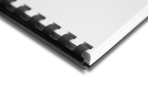 Kunststoffspirale A4 bis 63-85 Blatt (126-170 Seiten) doppelseitiger Druck